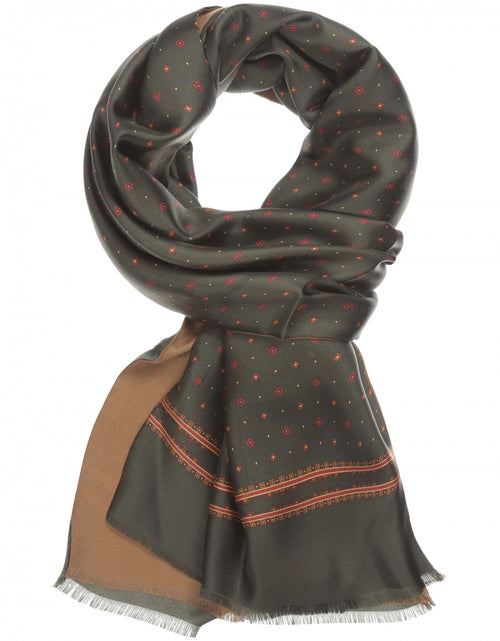 Scarf silk and modal mix | Green