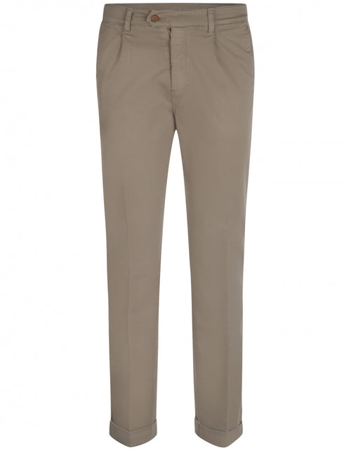 Boston Trousers Pleated and Turn-up | Brown