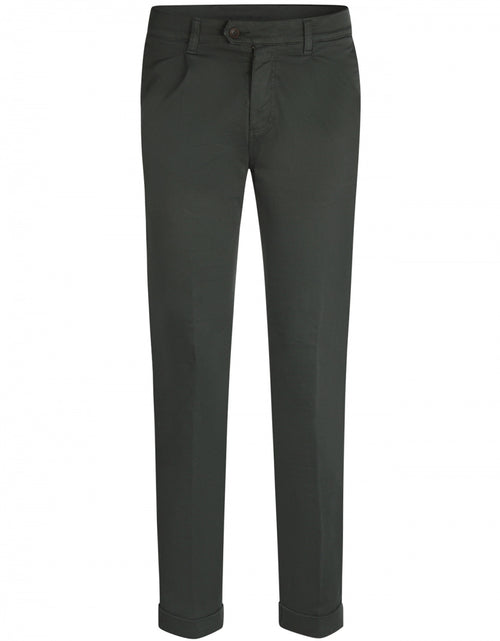 Boston Trousers Pleated and Turn-up | Green