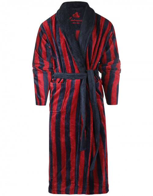 Dressing gown velour | blue