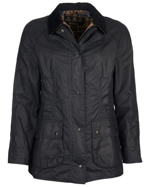 Barbour Classic Beadnell Wax Jacket Women | Navy Blue