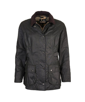 Barbour Classic Beadnell Wax Jacket Dames | Sage