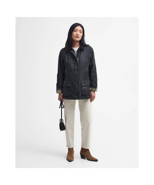 Barbour Classic Beadnell Wax Jacket Women | Sage