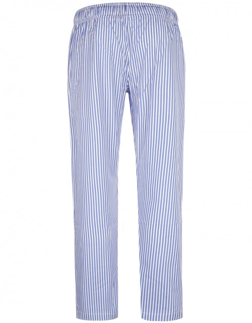 Long cotton pajama pants | Blue