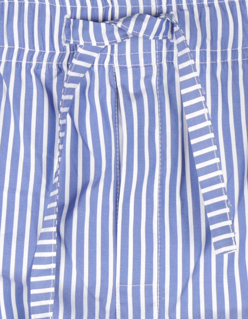 Long cotton pajama pants | Blue