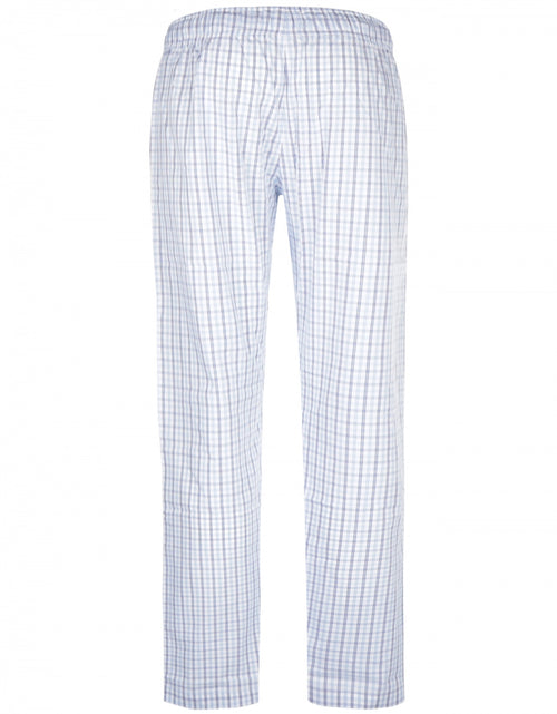 Long cotton pajama pants | Blue