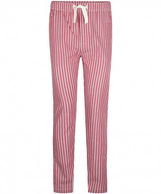 Long cotton pajama pants | Red