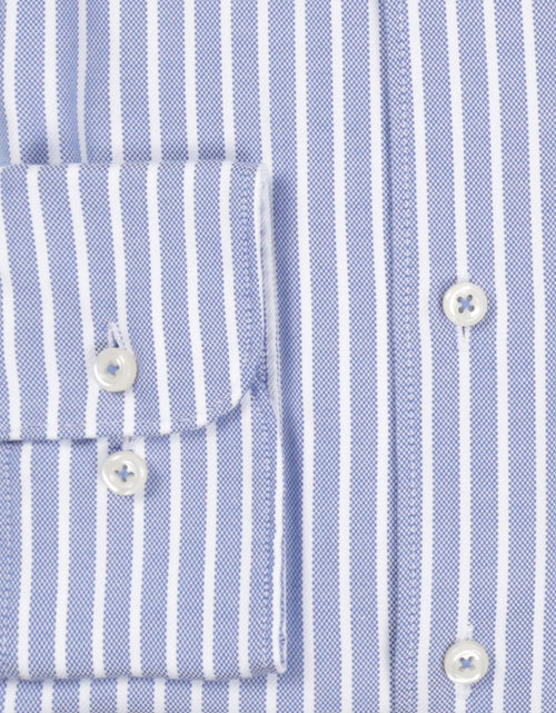 Shirt cotton button down | Blue