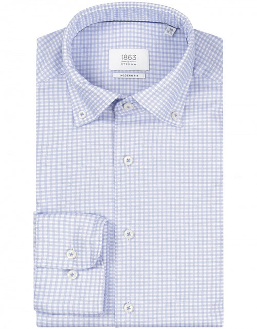 Shirt cotton button down | Blue