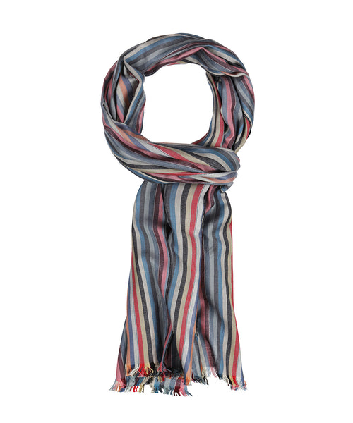 Striped Scarf | Blue