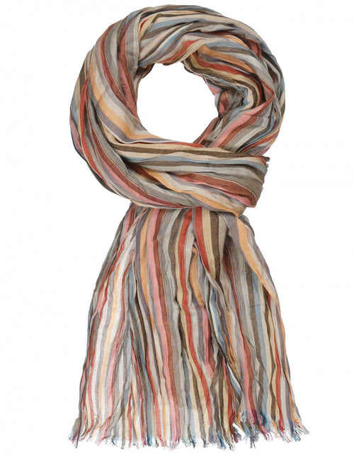 Striped Scarf | Brown