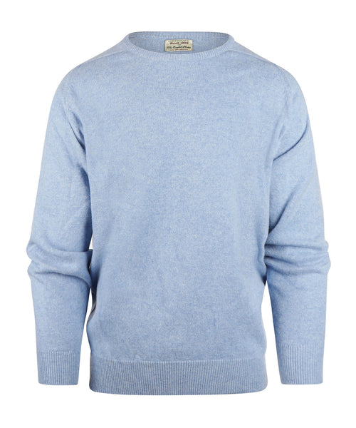 William Lockie Round Neck Lambswool *Sale* | Glacier