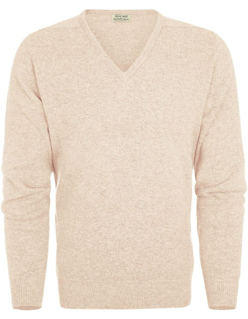 Pullover v-neck lambswool *Sale* | Beige