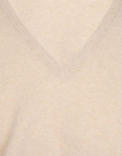 Pullover v-neck lambswool *Sale* | Beige