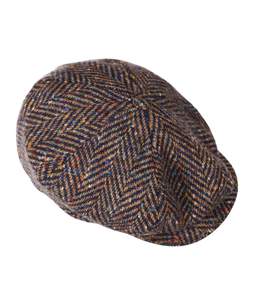 Tweed Balloon Cap | Blue