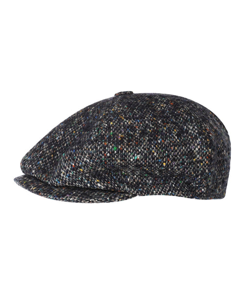 Tweed Ballon Cap | Blauw