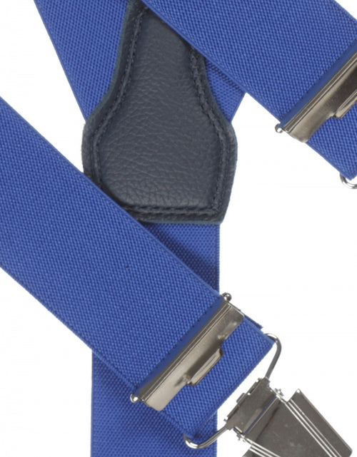 Elastic Braces with Clips | Blue