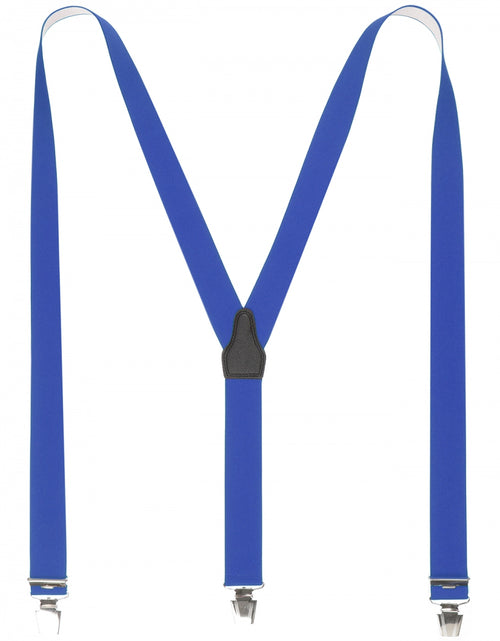 Elastic Braces with Clips | Blue