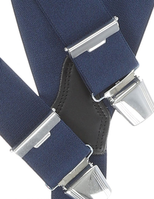 Elastic Braces with Clips | Blue