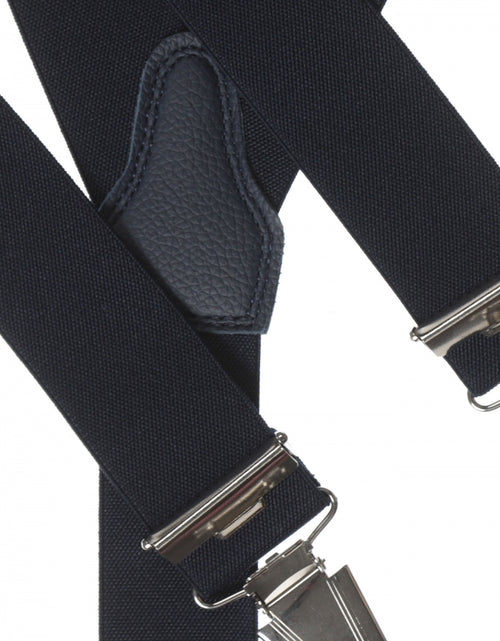 Elastic Braces with Clips | Navy Blue