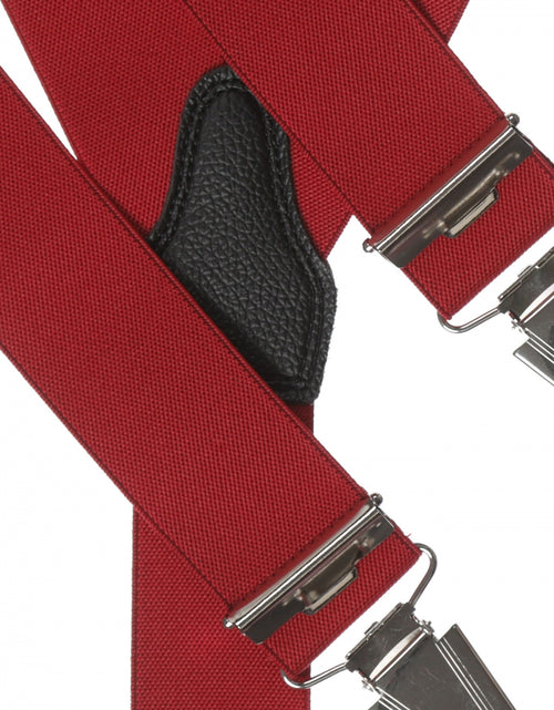 Elastic Braces with Clips | Red