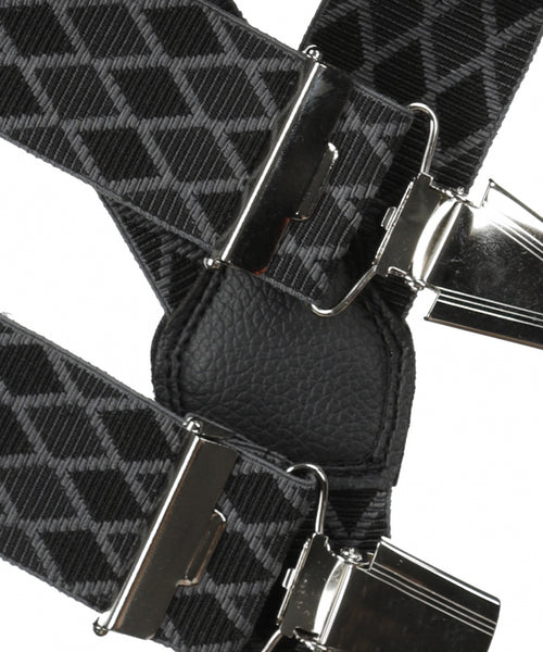 Design suspenders with clips | Black