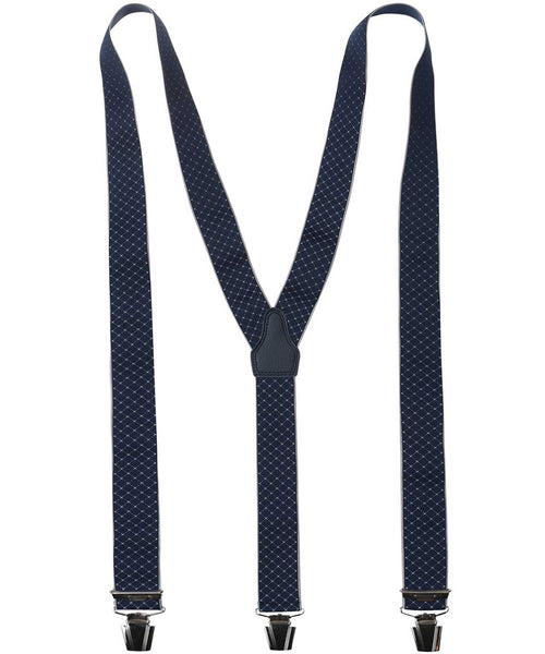 Design suspenders with clips | Blue