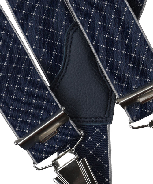 Design suspenders with clips | Blue