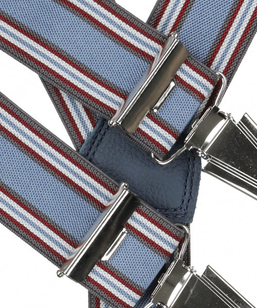 Design suspenders with clips | Blue