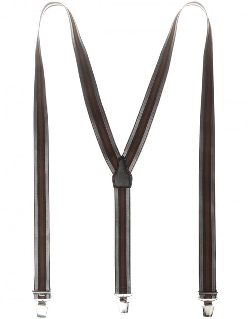 Design suspenders with clips | Brown