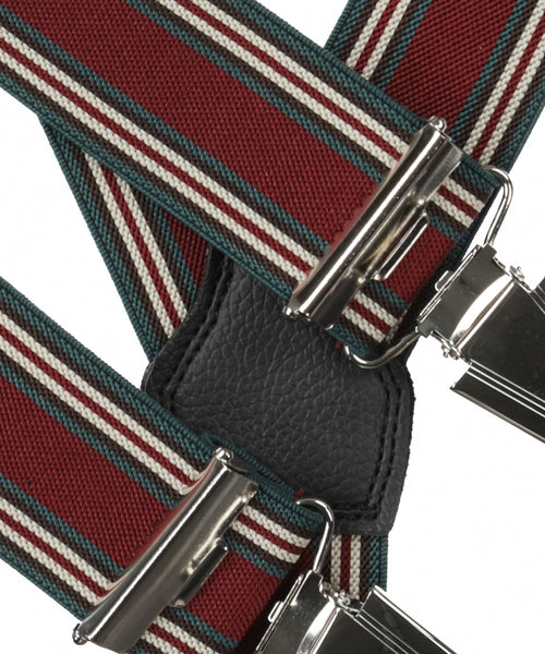 Design suspenders with clips | Red