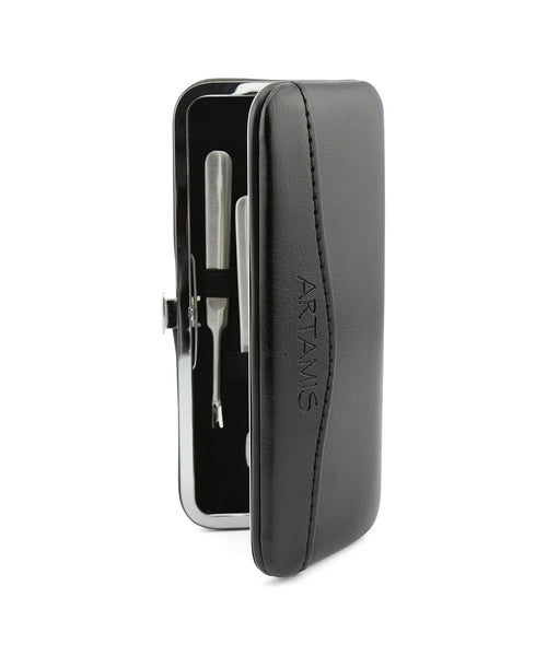 Manicure set in case | Black