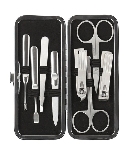 Manicure set in case | Black