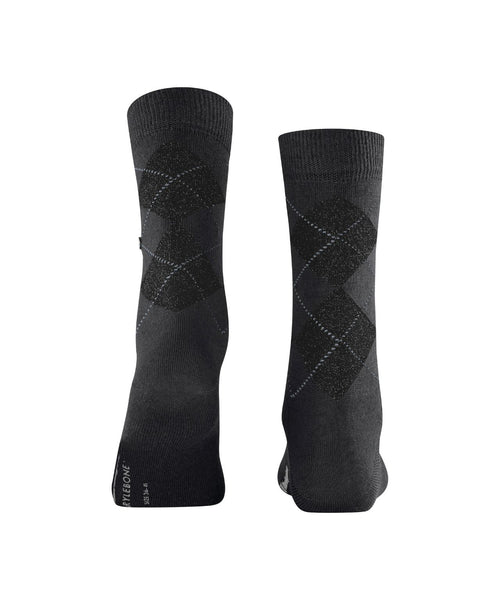 Marylebone Lurex socks | Black