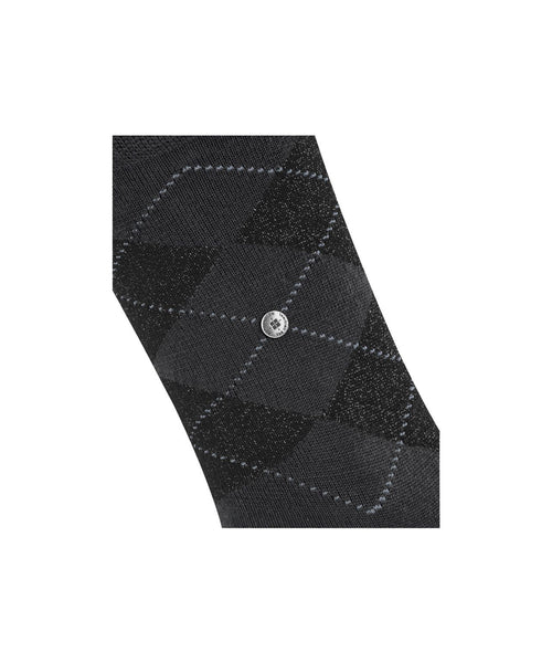 Marylebone Lurex socks | Black