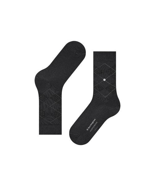 Marylebone Lurex socks | Black