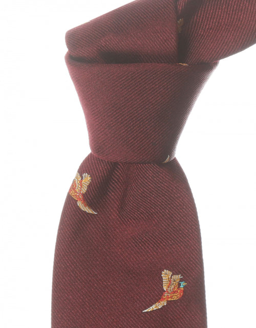 Woven Silk Tie | Red