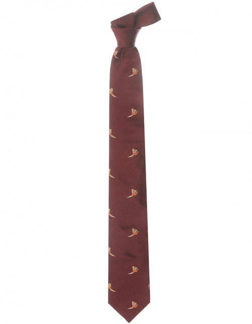 Woven Silk Tie | Red