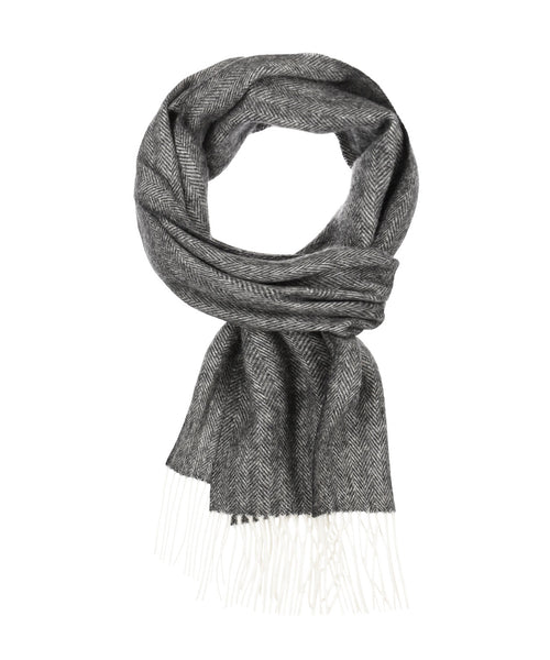 Merino wool scarf | Black