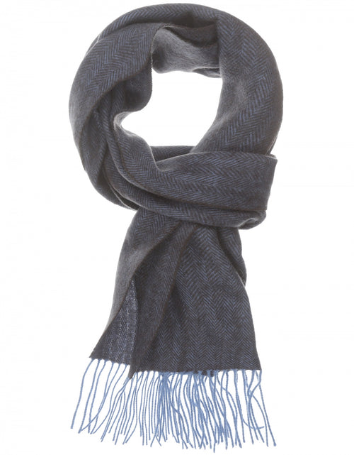 Merino Wool Scarf | Blue