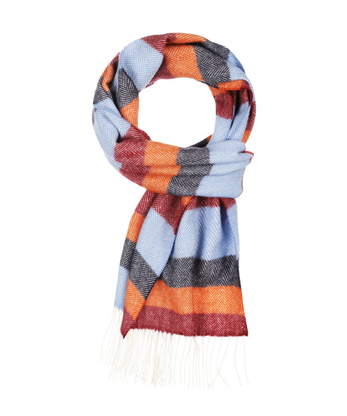 Merino Wool Scarf | Blue