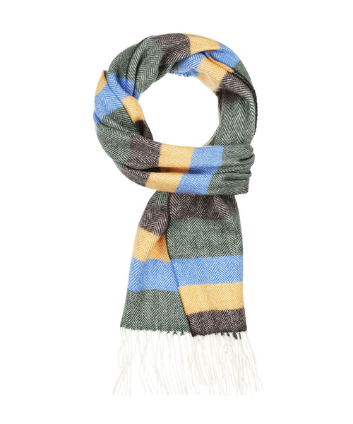 Merino Wool Scarf | Blue