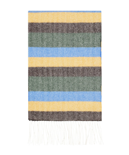 Merino Wool Scarf | Blue