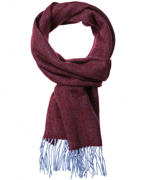 Merino Wool Scarf | Red