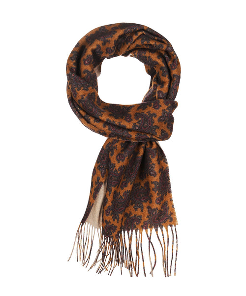 Scarf Wool 180x30 | Brown