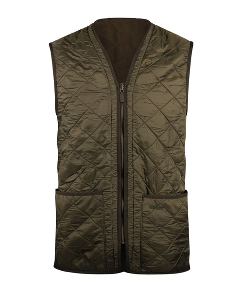 Barbour Polarquilt Zip-in Liner Bodywarmer | Olive