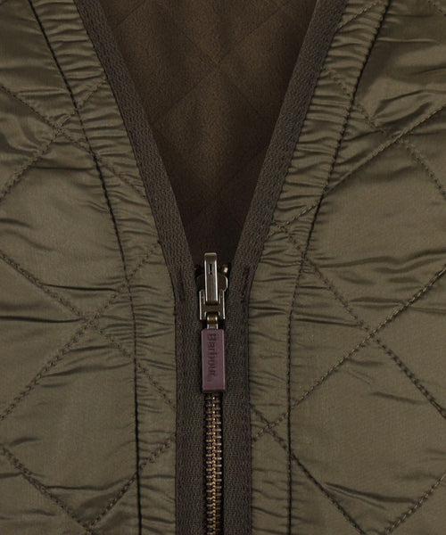 Barbour Polarquilt Zip-in Liner Bodywarmer | Olive