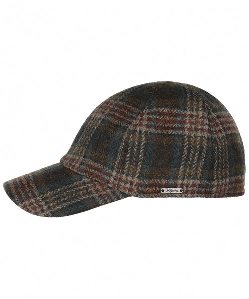 Tweed Baseballcap | Blauw