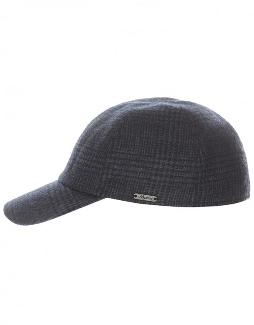 Tweed Baseballcap | Blauw