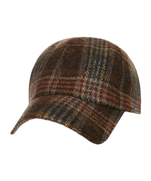 Tweed Baseball Cap | Brown